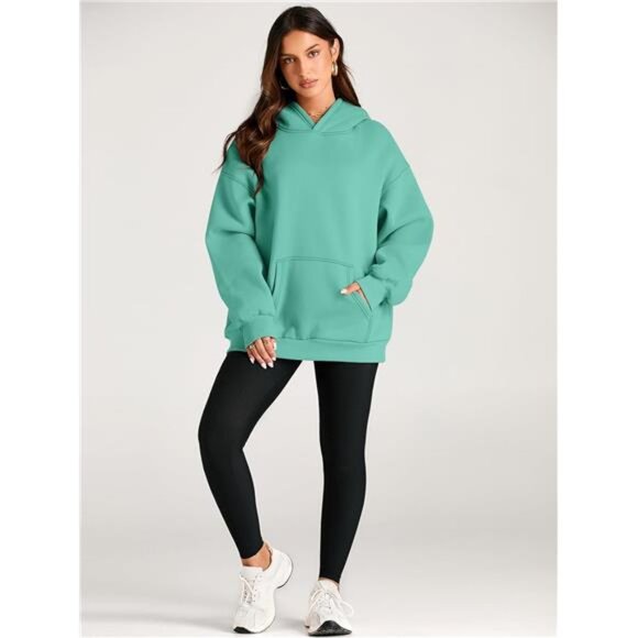 Womens Hoodies Oversized Sweatshirts Pullover Fleece Sweaters Winter Fall Outfit - Picture 6 of 8